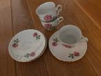 Vintage Bavaria Kop en Schotels met Rozen, Ophalen of Verzenden, Zo goed als nieuw, Overige stijlen, Kop(pen) en/of Schotel(s)