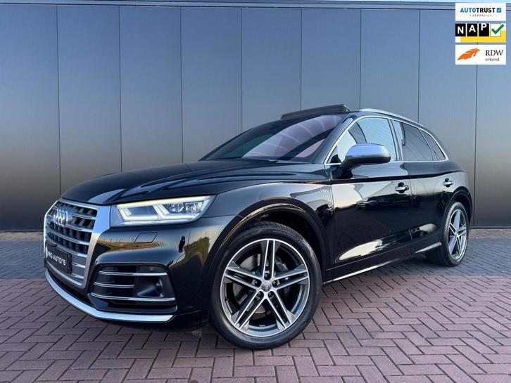 Audi SQ5 3.0 TFSI quattro Pro Plus|Pano|B&O|RS Leder|ACC, Auto's, Audi, Bedrijf, Te koop, SQ5, 360° camera, 4x4, ABS, Achteruitrijcamera