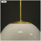 Art Deco lampen Hanglampen Messing pendel Jaren 30, Ophalen, 50 tot 75 cm, Rt Deco Jaren 30 Design Bauhaus Antiek, Zo goed als nieuw