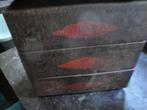 metalen harmonica  kist antiek, Antiek en Kunst, Ophalen of Verzenden