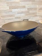 Gietijzeren wok, Huis en Inrichting, Keuken | Potten en Pannen, Ophalen, Gebruikt, Gietijzer, Wok