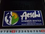 sticker Zwitserland Aeschi Berner Oberland Hallenbad Skilift, Ophalen, Zo goed als nieuw, Bedrijf of Vereniging