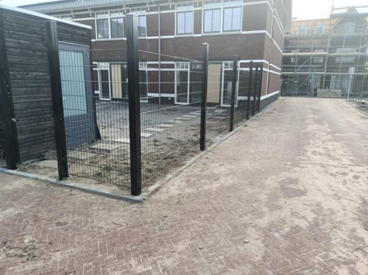 dubbelstaafmatten hekwerk, inloop poorten, Tuin en Terras, Tuinhekken en Hekwerk, Nieuw, Dubbelstaafmat hekwerk, IJzer, Met poort