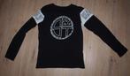 Zwart met Witte Longsleeve (170), Ophalen of Verzenden, Gebruikt, Jongen, Shirt of Longsleeve