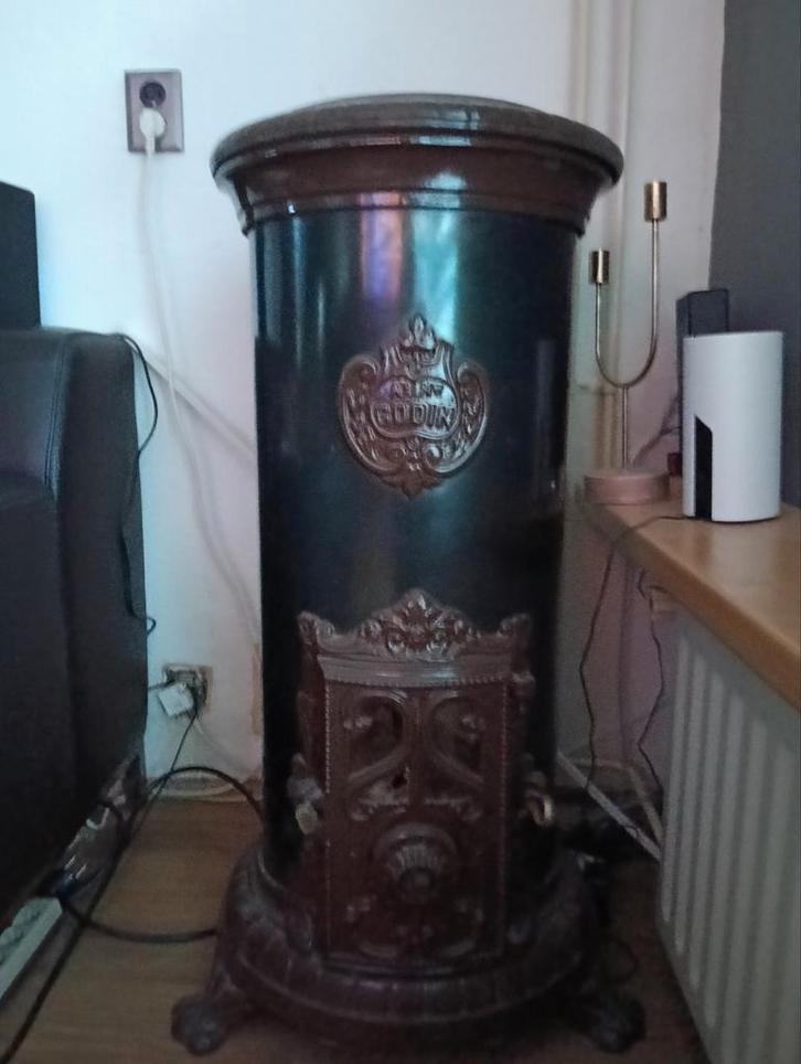 GODIN Gietijzeren Potkachel - Klassiek!, Huis en Inrichting, Kachels, Gebruikt, Vrijstaand, Potkachel, Hout, Ophalen