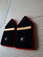 Opgelegde kraagpatjes majoor Artillerie, Ophalen of Verzenden, Landmacht, Nederland, Embleem of Badge