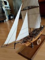KUSTWACHT KOTTER model uit jaar 1830 vorige eeuw, Hobby en Vrije tijd, Modelbouw | Boten en Schepen, Ophalen, Zo goed als nieuw