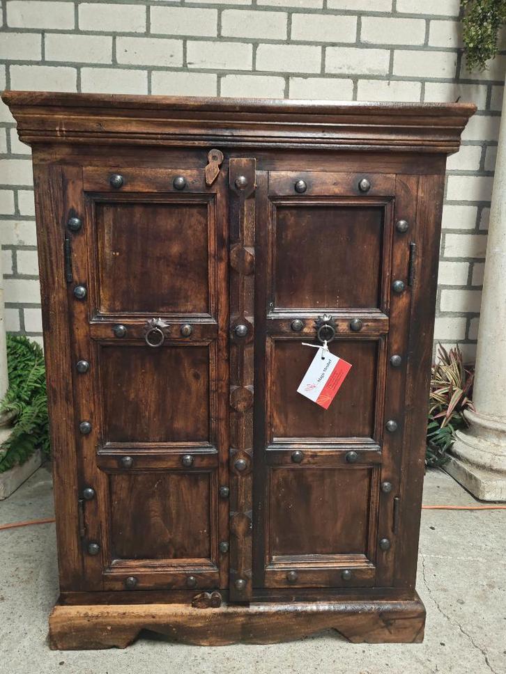 === Teak Kastje ''India" ===, Huis en Inrichting, Kasten | Overige, Zo goed als nieuw, Ophalen