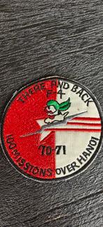 SNOOPY PATCH - 100 PHANTOM - HANOI MISSIONS - 1970 - 1971 -, Ophalen of Verzenden, Landmacht, Amerika, Embleem of Badge