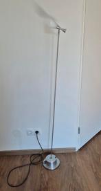 RVS vloerlamp 140 cm hoog, Ophalen, Gebruikt, Metaal, 100 tot 150 cm