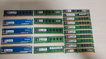 20x 2GB Kingston DDR3 beschikbaar voor biedingen