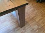 Houten Eettafel + Gratis Stoelen, Ophalen, Gebruikt, 100 tot 150 cm, Eikenhout