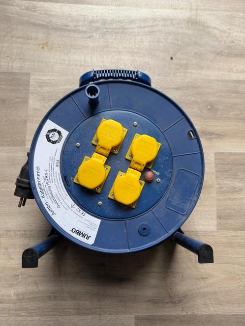 Jumbo kabelhaspel 40 meter, Doe-het-zelf en Verbouw, Elektra en Kabels, Gebruikt, Kabel of Snoer, Ophalen of Verzenden