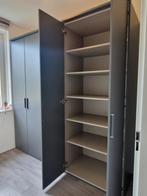 Grote Kledingkast Grijs/Taupe - 225x223x61 cm, Ophalen