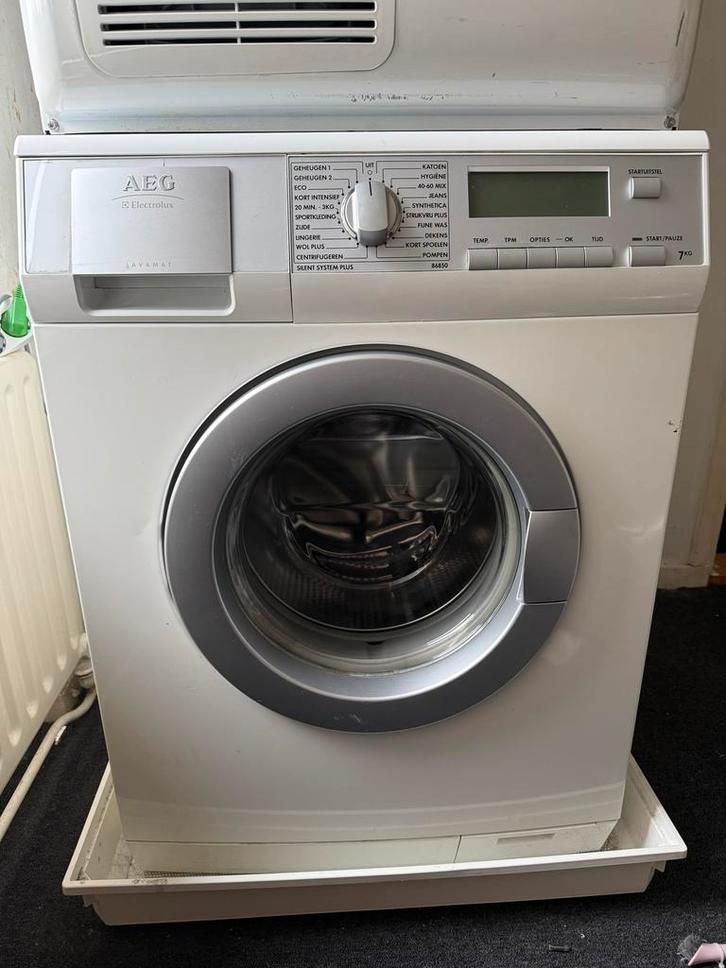 AEG Wasmachine - 7 kg - Voorlader, Witgoed en Apparatuur, Wasmachines, Gebruikt, Voorlader, 6 tot 8 kg, 85 tot 90 cm, 1600 toeren of meer