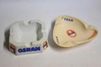 osram lampen 2x reclame asbak poselein ornamin, Verzamelen, Ophalen of Verzenden, Gebruikt, Gebruiksvoorwerp