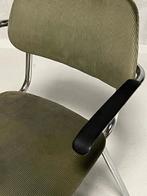 Lande Jami eettafelstoel vintage eetkamerstoel design groen, Gebruikt, Overige kleuren, Overige materialen, Vintage