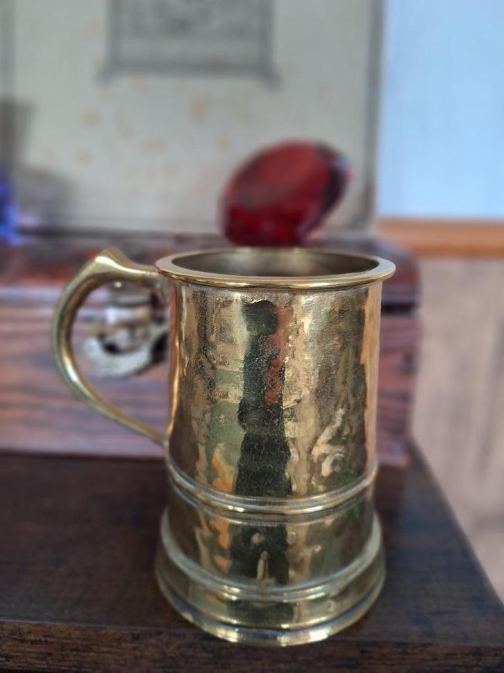 Grote zware messing pull (sier/brocante), Antiek en Kunst, Curiosa en Brocante, Ophalen of Verzenden