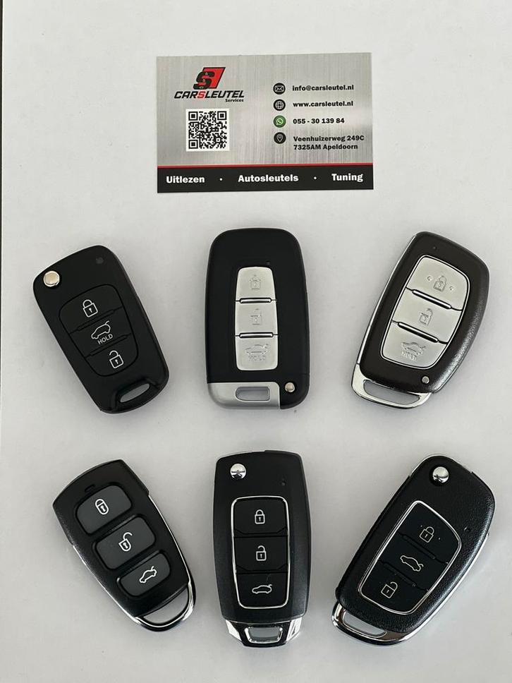 Hyundai Autosleutel alle type Hyundai sleutels op voorraad!, Auto-onderdelen, Dashboard en Schakelaars, Alfa Romeo, Ophalen of Verzenden