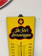 De Ster verzekeringen emaille reclamebord, Antiek en Kunst, Antiek | Emaille, Ophalen