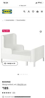 Junior bed, Ophalen, Gebruikt, 70 tot 85 cm, 140 tot 160 cm