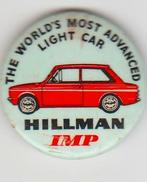 Hillman vintage auto button, Verzenden, Zo goed als nieuw, Overige onderwerpen