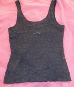 d. blauw topje mt xs hollister, Blauw, Ophalen of Verzenden, Zonder mouw, Maat 34 (XS) of kleiner