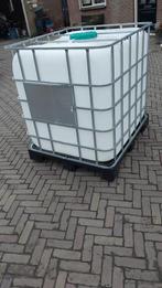 IBC Container 1000 liter, watertank, Kunststof, Gebruikt, Met kraantje, 75 tot 150 liter