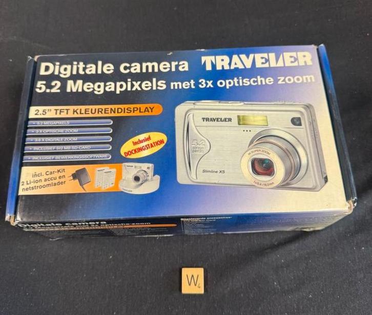 Traveler Digitale Camera - 5.2 Megapixels, Audio, Tv en Foto, Fotocamera's Digitaal, Gebruikt, Compact, Overige Merken, Minder dan 4 keer