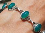 Vanoli 925 zilveren armband met groene agaat, Daiva1973@hotmail.com, Vanoli, Amsterdam, Nieuw