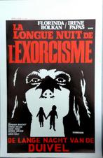 LUCIO FULCI De Lange Nacht vd Duivel 1972 poster giallo, Ophalen of Verzenden, Zo goed als nieuw, Rechthoekig Staand, Film en Tv