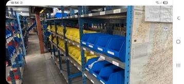 20 meter magazijnstelling  beschikbaar voor biedingen