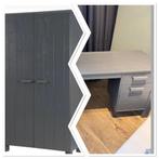 Kledingkast en bureau wood, Tuin en Terras, Bergingen en Tuinkasten, Ophalen of Verzenden, Gebruikt, Hout, Overige typen