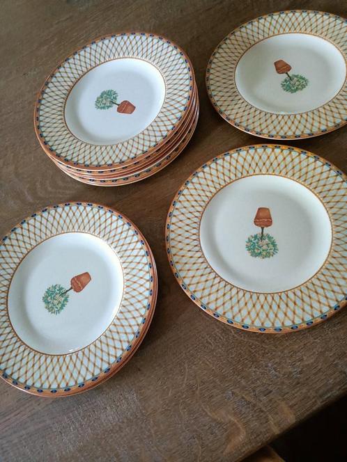 10 Engelse Lemon Tree Servies Bordjes, Antiek en Kunst, Antiek | Servies los, Ophalen of Verzenden