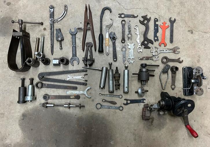 Flinke partij oldtimer gereedschap, Doe-het-zelf en Verbouw, Gereedschap | Handgereedschap, Gebruikt, Ophalen of Verzenden