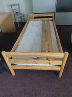 Bed, Ophalen, Gebruikt, 90 cm, Hout