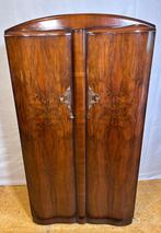 Gratis bezorging!Art DecoVintage Brocante Kast 1930-1940, Gebruikt, -, -, Met hangruimte