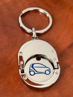 Smart Fortwo Sleutelhanger Winkelwagenmunt Chroom, Nieuw, Ophalen of Verzenden, NA, NA