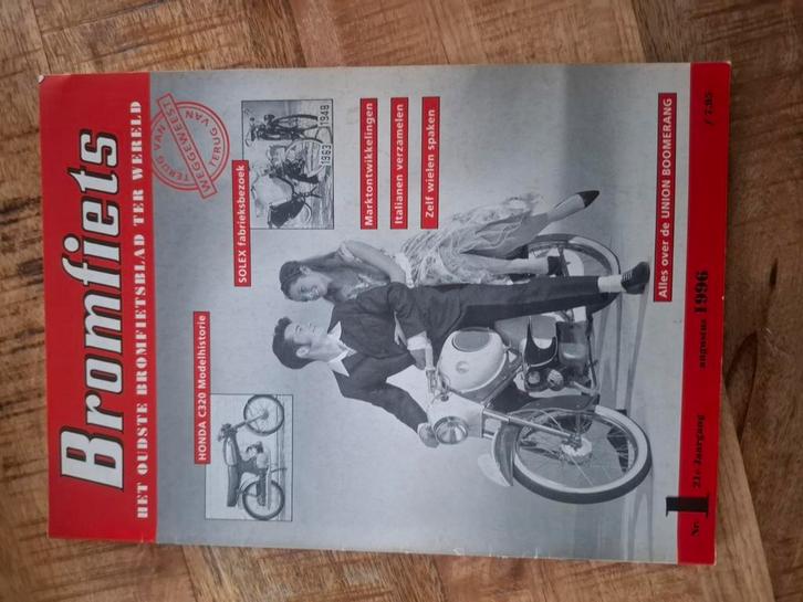 Leuke oude en nieuwe bromfietsbladen., Verzamelen, Merken en Reclamevoorwerpen, Zo goed als nieuw, Overige typen, Ophalen of Verzenden