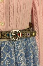 Gucci GG supreme riem met hartjes meisje maat L, Verzenden, Gucci, Gucci EU, Customercare@gucci.com