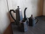 koffiekan, melk en suiker set, verzilverd, Antiek en Kunst, Ophalen of Verzenden