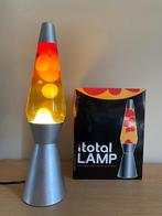 I-total lavalamp raket oranje demonstratiemodel -1765- verze, Huis en Inrichting, Lampen | Tafellampen, Minder dan 50 cm, Glas