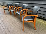 Vintage jaren 80 stoelen, Deense stijl, Vier, Ophalen