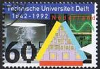 Nederland serie gestempeld TU Delft uit1992, Postzegels en Munten, Postzegels | Nederland, Verzenden, Na 1940, Gestempeld