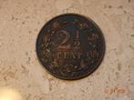 2 1/2 cent 1898, Postzegels en Munten, Munten | Nederland, Verzenden, Koningin Wilhelmina, Overige waardes, Losse munt