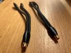 Audioquest FLX-X RCA Splitters (Female to 2 Male), Ophalen of Verzenden, Gebruikt, Minder dan 2 meter, Interlink-kabel