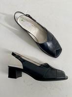 i285 Gabor maat 38,5 G open schoenen pumps sandalen zwart, Zwart, Gabor, Ophalen of Verzenden, Zo goed als nieuw