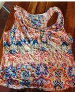 Dames Hilfiger denim top maat L Ibiza style rood festival, Overige kleuren, Maat 42/44 (L), Ophalen of Verzenden, Zo goed als nieuw