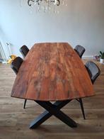 Eettafel met 4 stoelen, Huis en Inrichting, Ophalen, Zo goed als nieuw