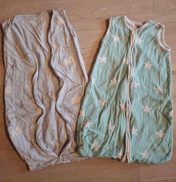 Te koop 2 slaapzakken maat 70 cm zonder mouw, Kinderen en Baby's, Dekens, Slaapzakjes en Inbakerproducten, Zo goed als nieuw, Slaapzak